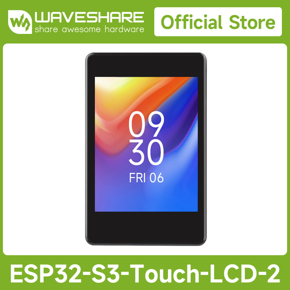 Diy Electronics Kits - Waveshare ESP32-S3 2 inch capacitief touchscreen-ontwikkelbord,