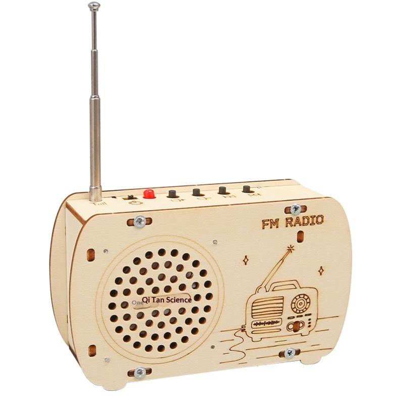 Diy Electronics Projects For Kids - 【xxx】DIY houten FM-radiokit Vintage montage Elektronisch