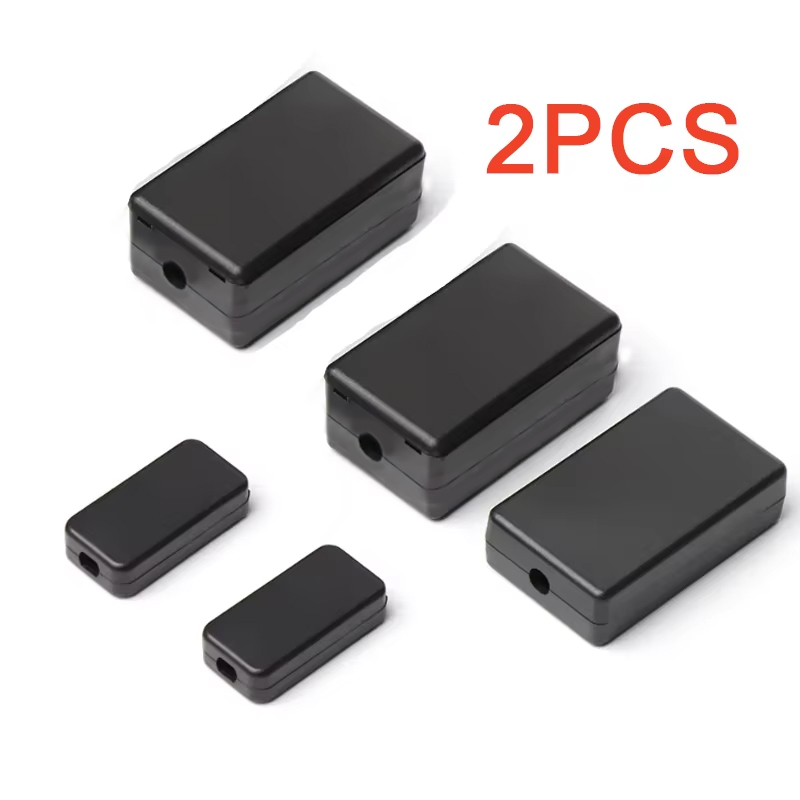 Diy Waterproof Electronics - 2 STKS Plastic Waterdichte Black Box