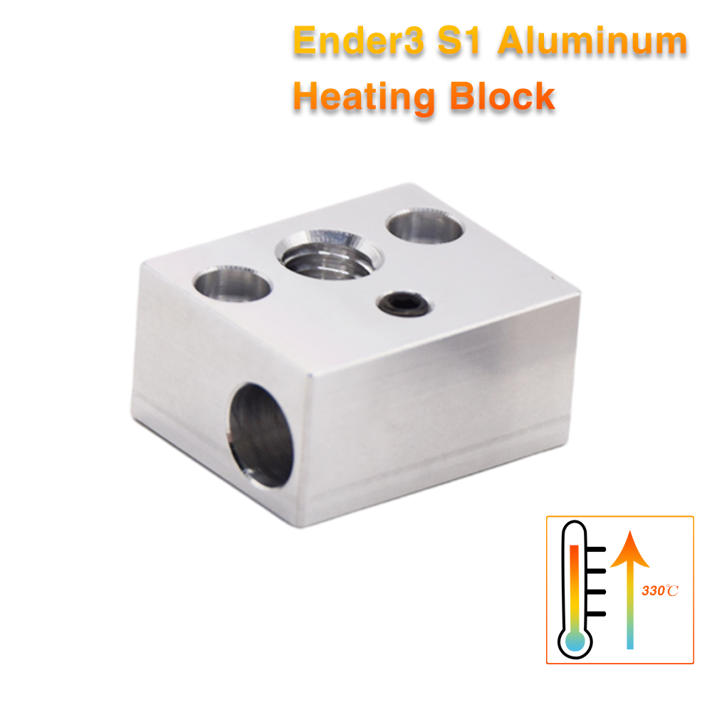 Creality Printer K1 - Ender 3 S1 Heatblock Aluminium verkoperd