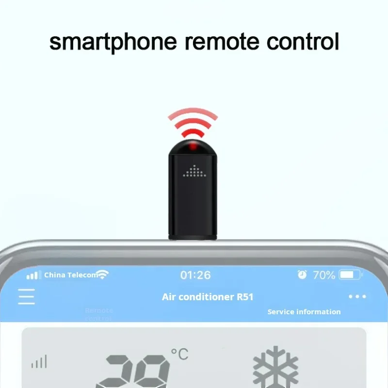 Ir Infrared Receiver - Type-C smartphone-infraroodzenderadapter, slimme app-bediening voor tv