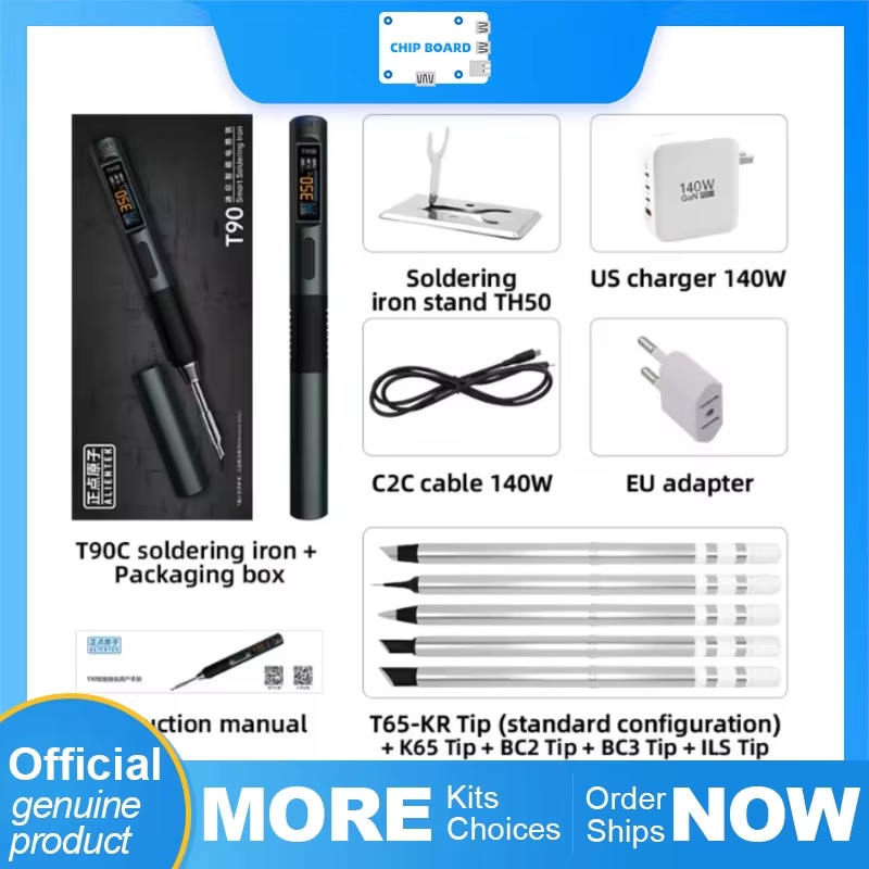 Soldering Iron Kit - ALIENTEK T90 140W PD soldeerboutset met