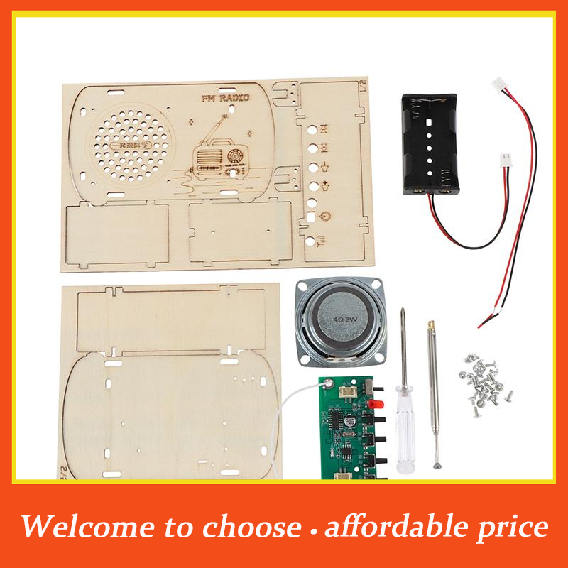 Diy Electronics Projects For Kids - DIY houten FM radio bouwpakket vintage