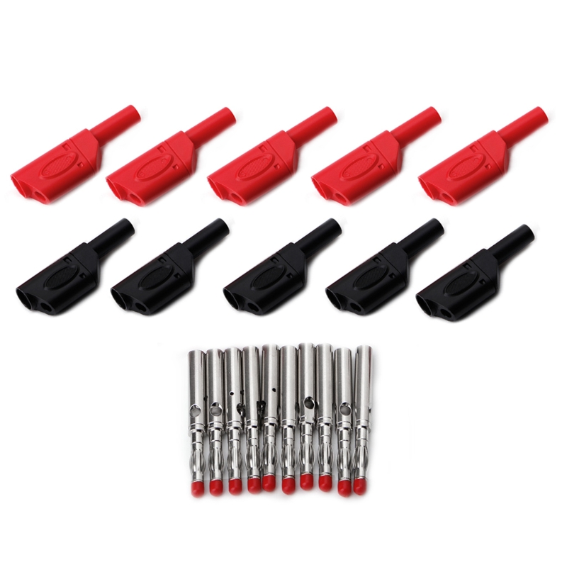 Soldering Iron Kit - 10 Sets 4mm Mannelijke Schede Stapelbare
