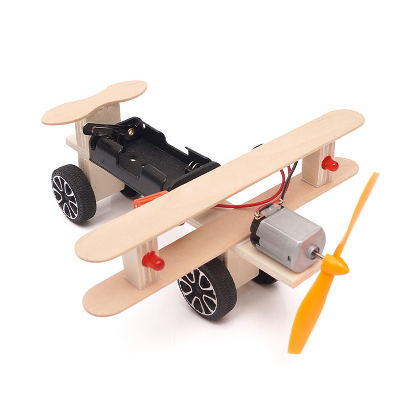 Diy Electronics Projects For Kids - DIY-kit Vliegtuig Auto Wetenschapsexperiment Kinderen Elektronische