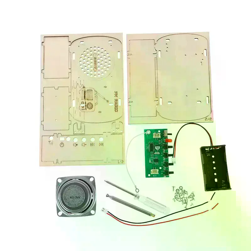 Diy Electronics Projects For Kids - /Cna/DIY Houten FM-radiokit Vintage montage Elektronisch