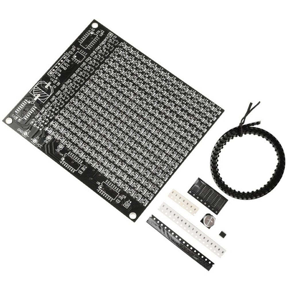 Diy Electronics Components Kit - 64/256 LED SMD Dot Matrix Reclamescherm
