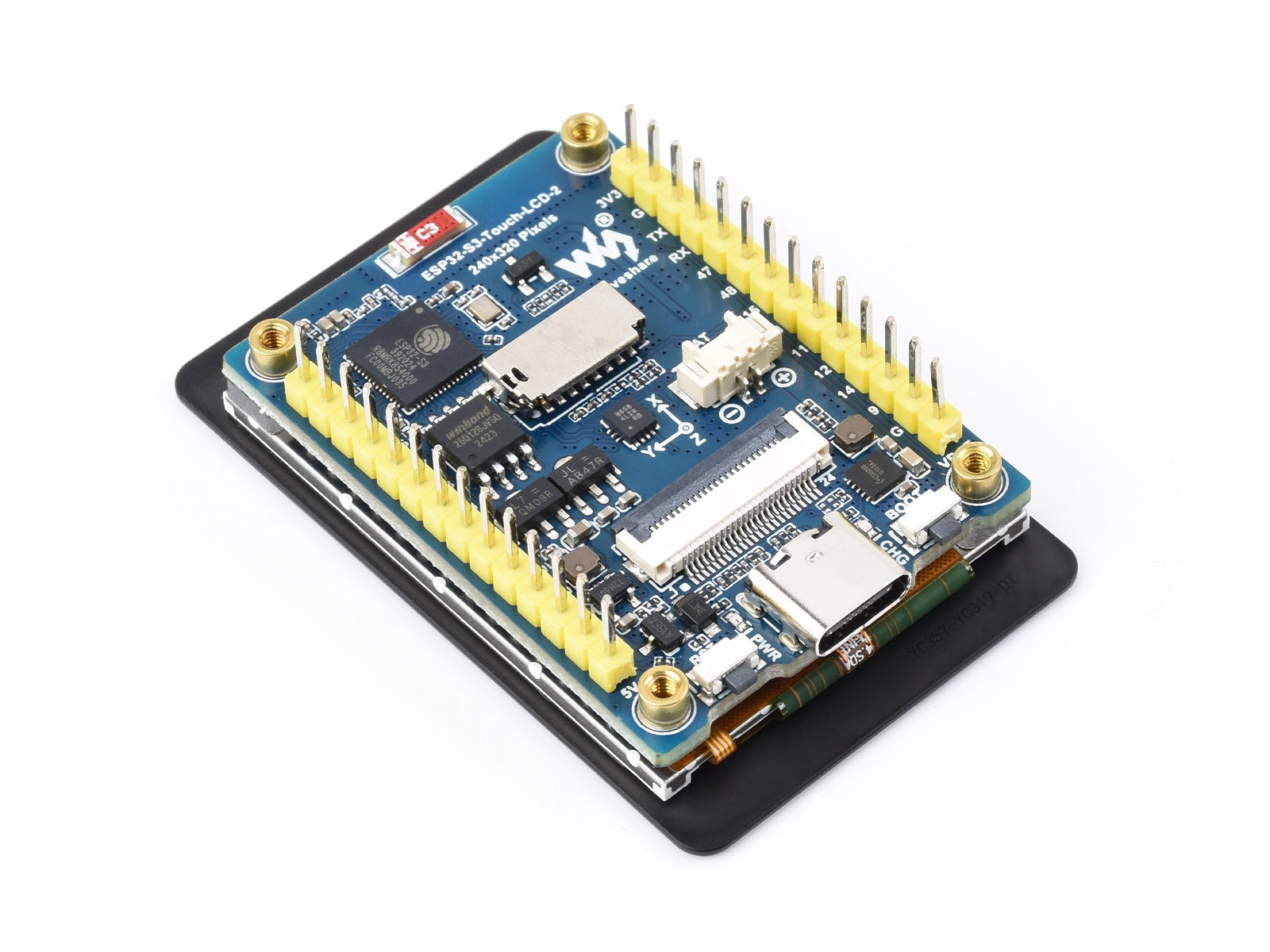 Waveshare ESP32-S3 2 inch capa - Diy Electronics Kits recensie en prijs