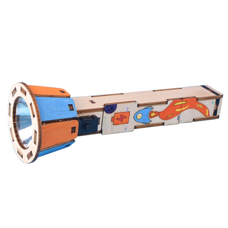 DIY houten zaklampkit Educatie - Diy Electronics Projects For Kids recensie en prijs