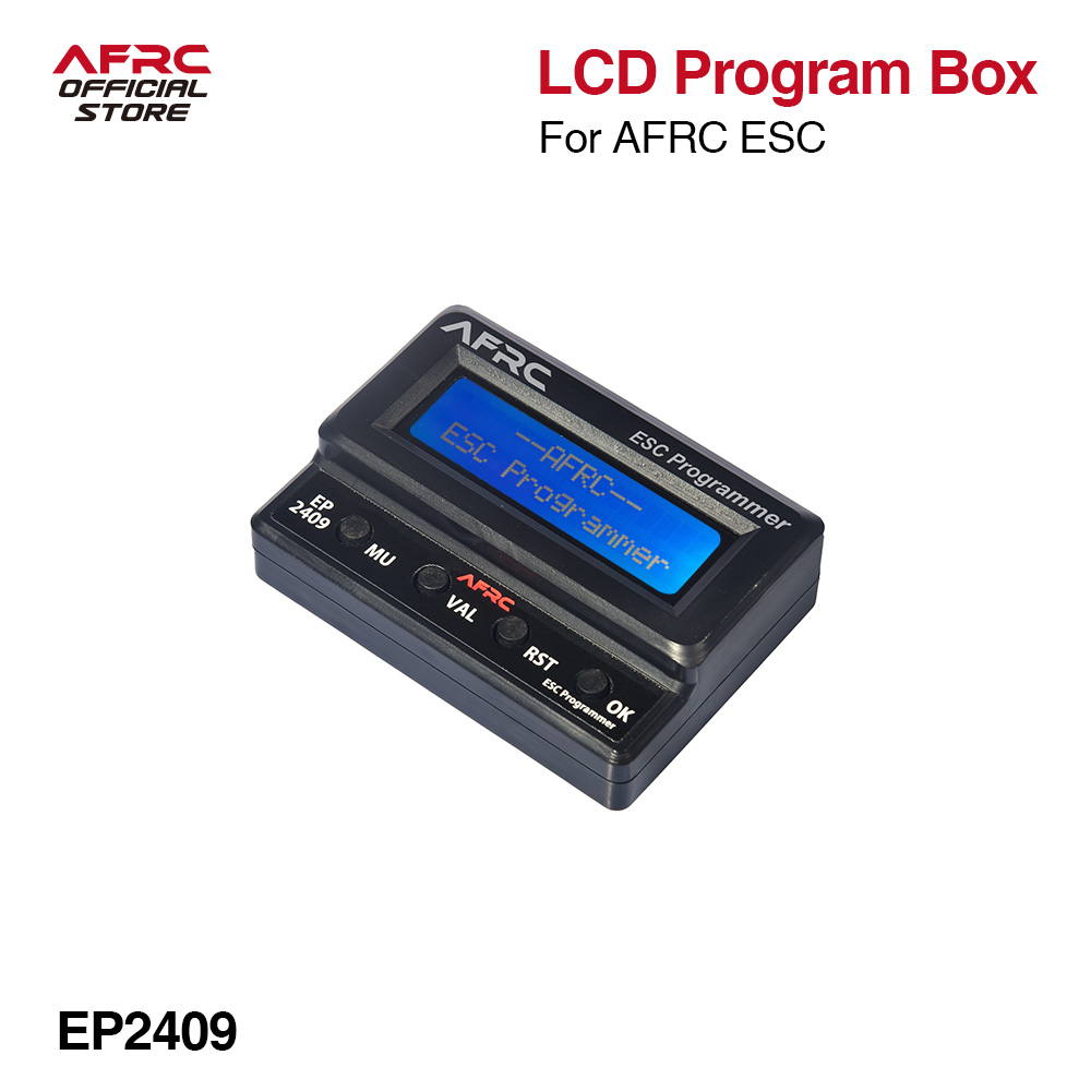 AFRC EP2409 LCD ESC-programmeu - Diy Electronics Set recensie en prijs