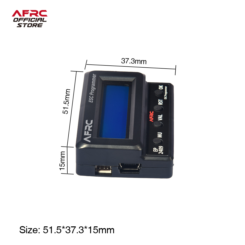 AFRC EP2409 LCD ESC-programmeu - Diy Electronics Set recensie en prijs