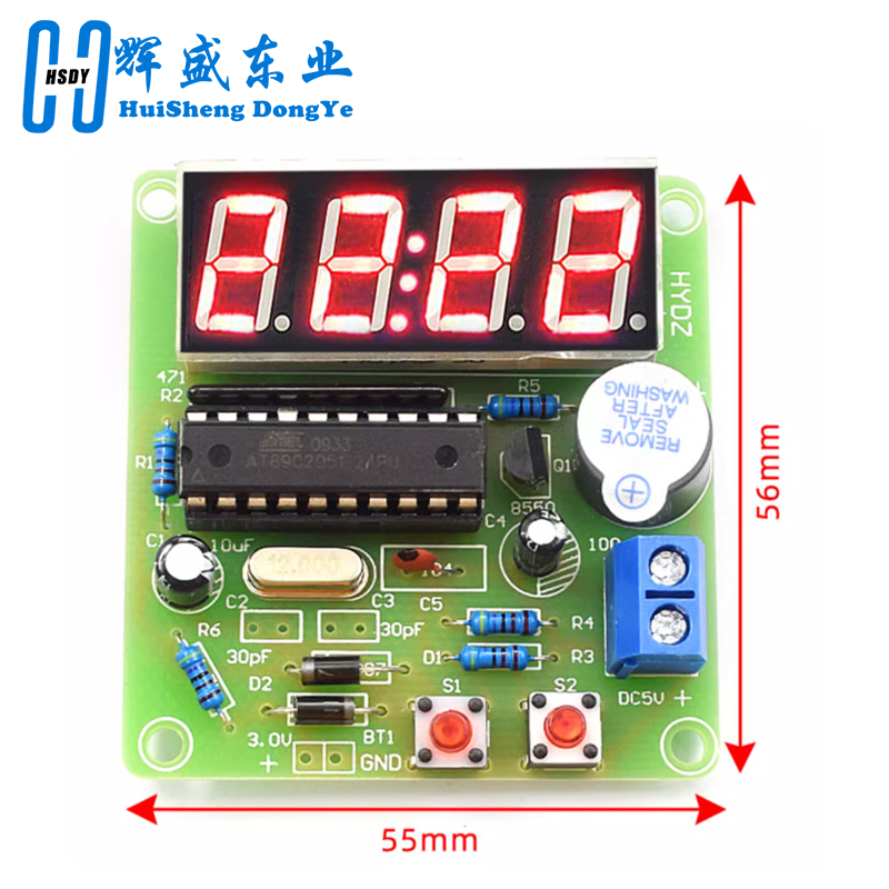 AT89C2051 Digitale 4-bits elek - Diy Electronics Organizer recensie en prijs