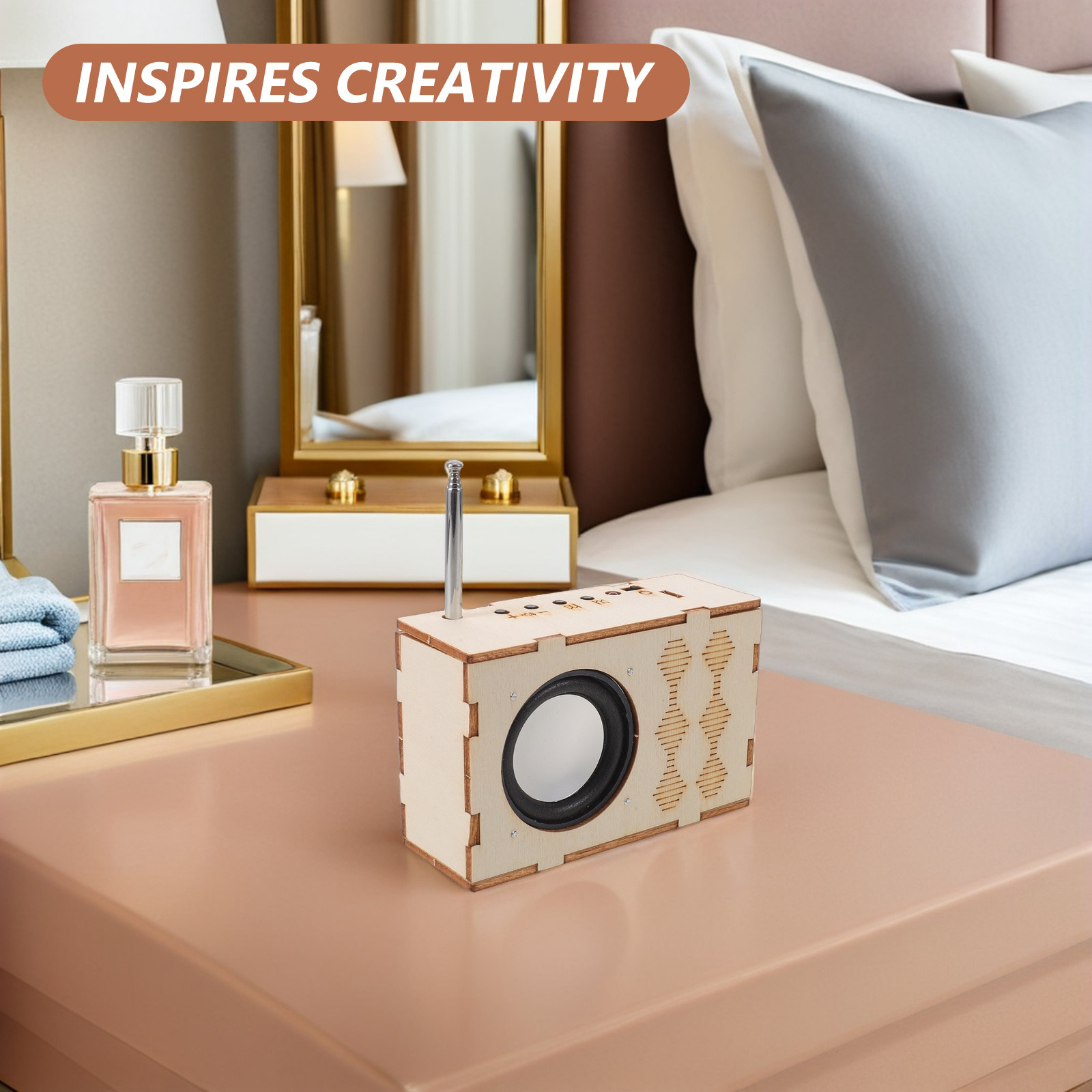 DIY Houten Radio Bouwpakket Ed - Diy Electronics Projects For Kids recensie en prijs