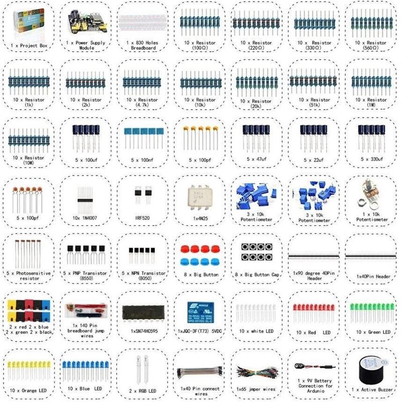 【HOT A69Z!】Elektronische compo - Diy Electronics Components Kit recensie en prijs