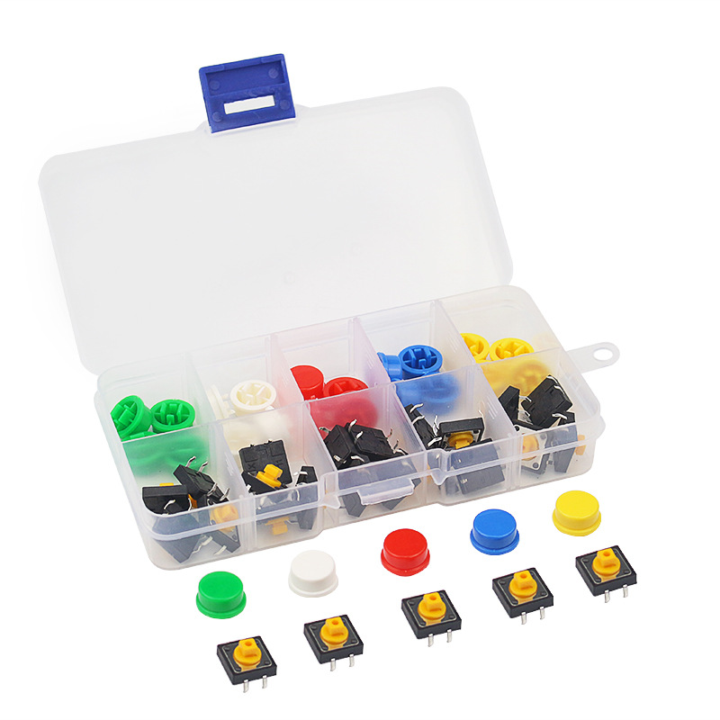 Beste 12x12x7,3 mm 4-pins tact - Best Diy Electronics Kits recensie en prijs