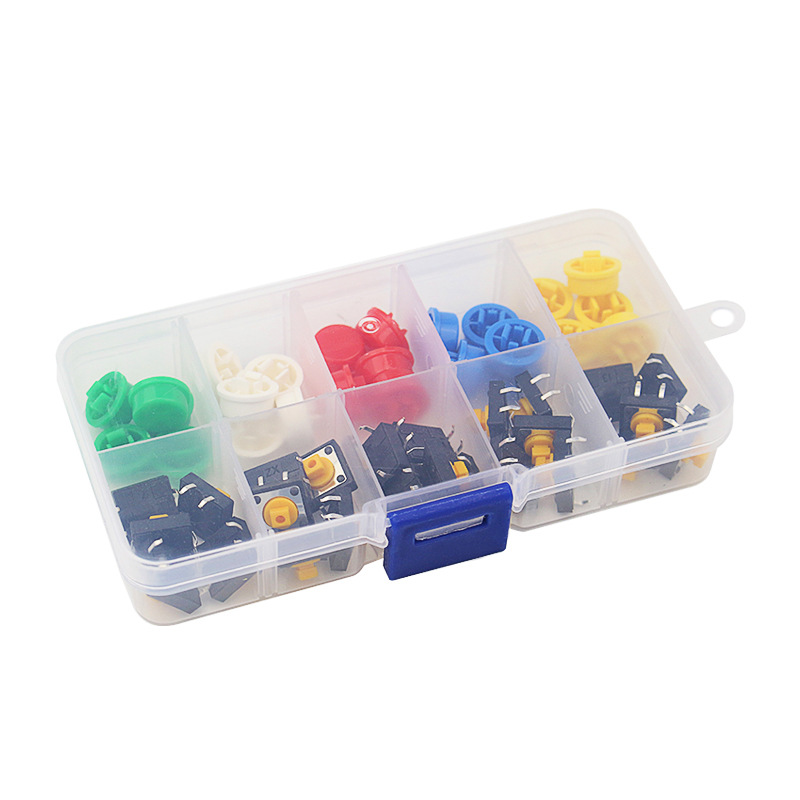 Beste 12x12x7,3 mm 4-pins tact - Best Diy Electronics Kits recensie en prijs