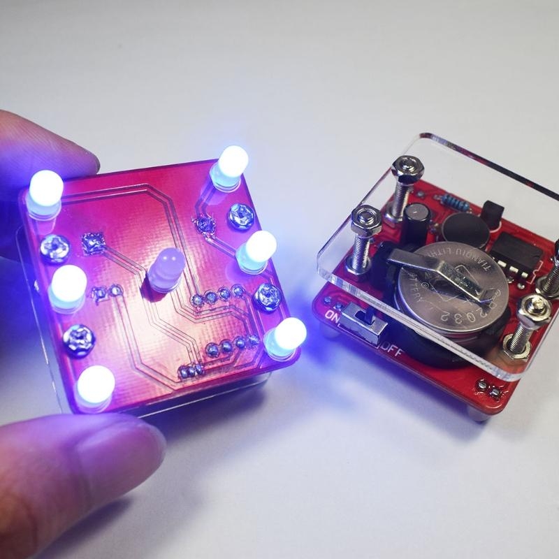 Swing Shaking LED Dice Kit Ade - Best Diy Electronics Kits recensie en prijs