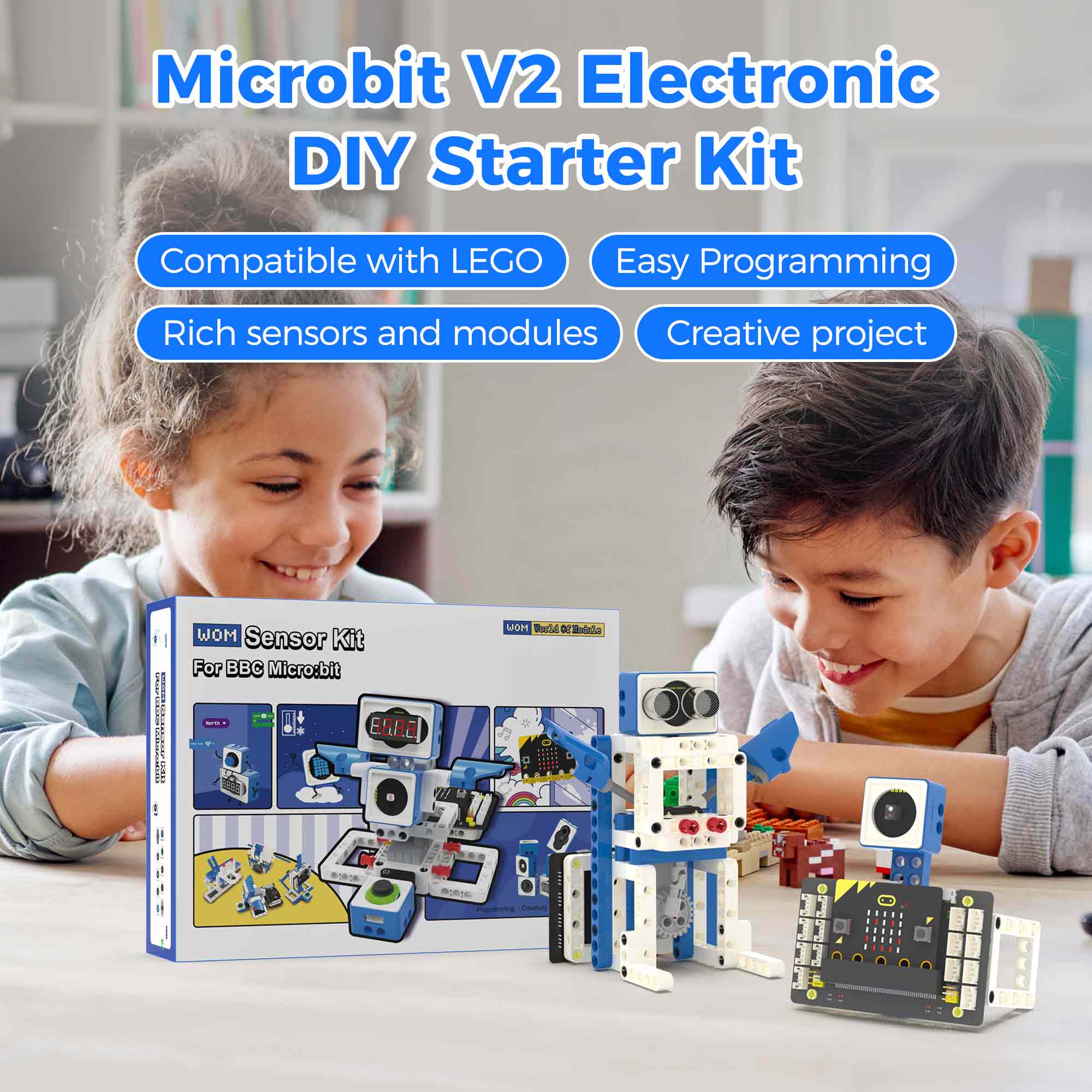 BBC Microbit V2 Smart Robot Ca - Diy Electronics Projects For Kids recensie en prijs