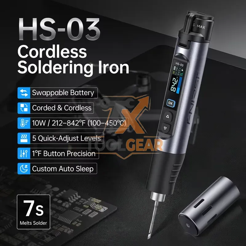 2026 Hotsale* HS-03 Draadloze  - Soldering Iron Kit recensie en prijs