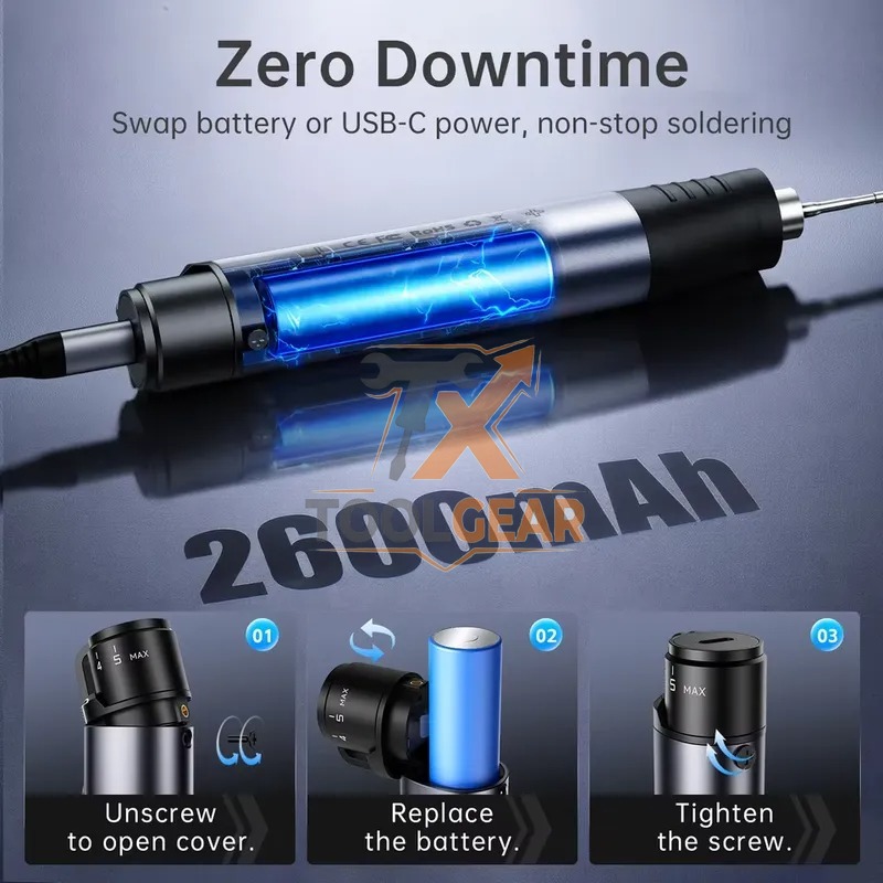 2026 Hotsale* HS-03 Draadloze  - Soldering Iron Kit recensie en prijs