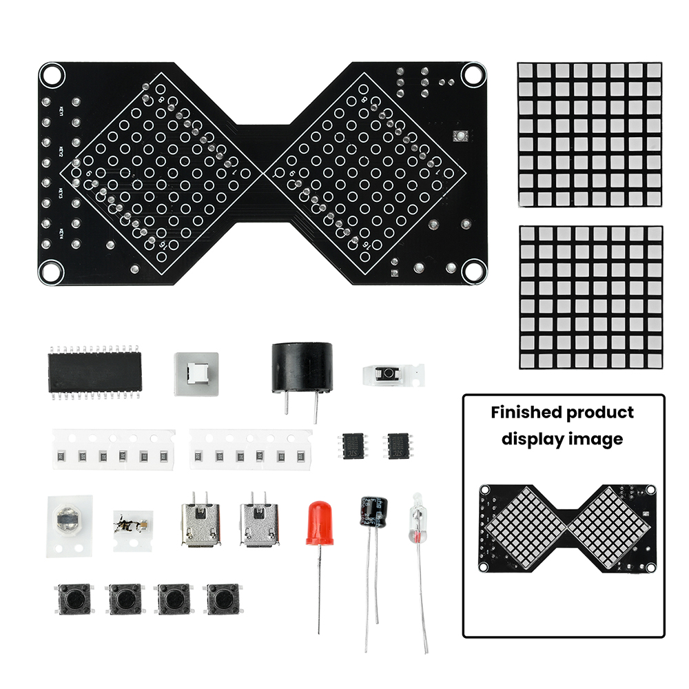 DC5V LED Dot Matrix Elektronis - Diy Electronics Repair Kit recensie en prijs