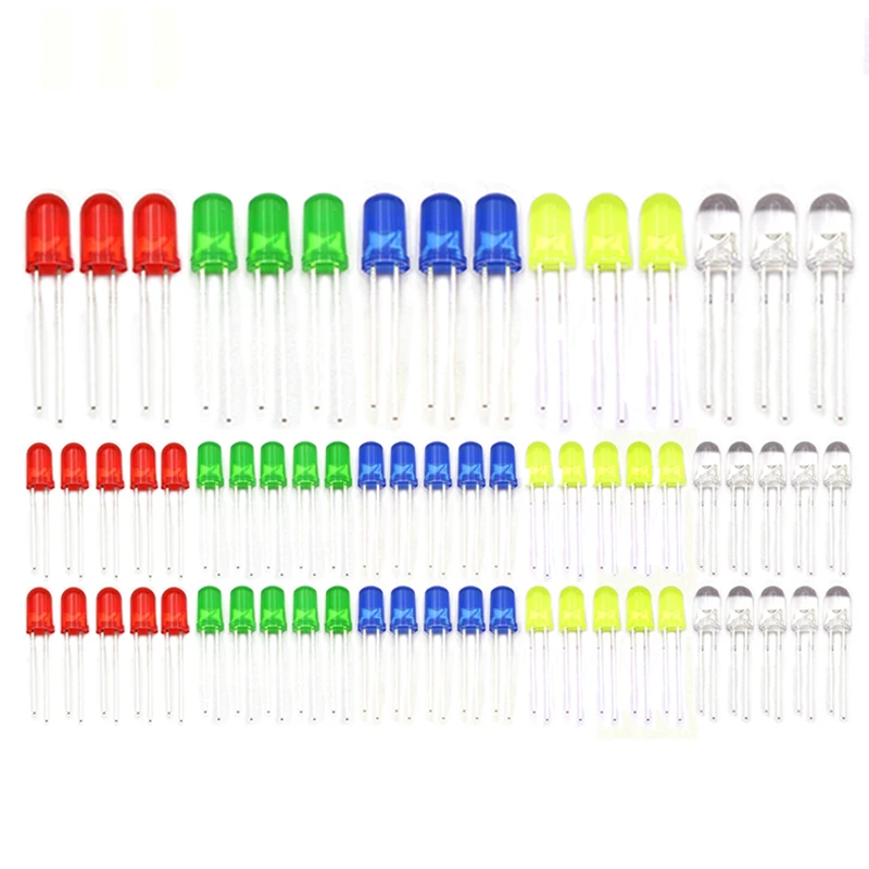 60PCS/80PCS/100PCS 3mm LED Dio - Diy Electronics Organizer recensie en prijs