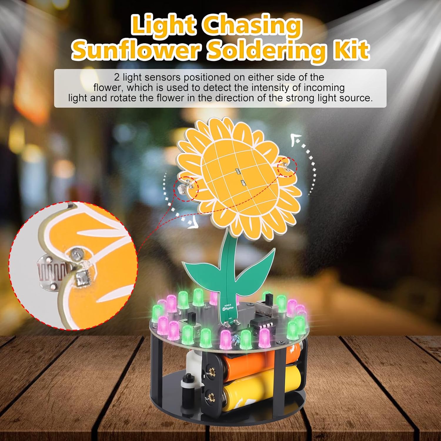 Lichtjager Zonnebloem Soldeers - Diy Electronics Ideas recensie en prijs