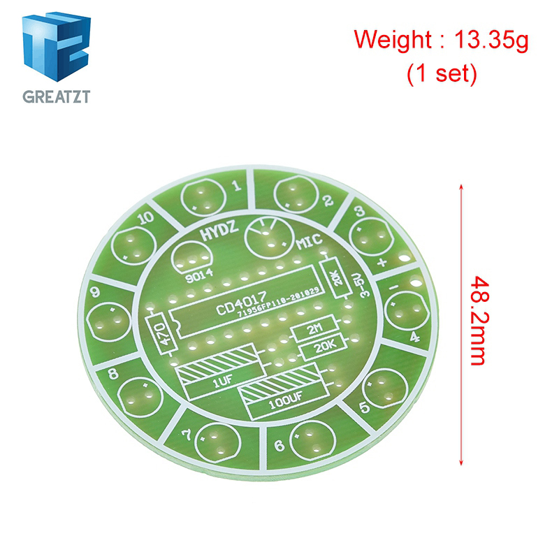 GREATZT CD4017 Kleurrijke stem - Diy Electronics Lab recensie en prijs