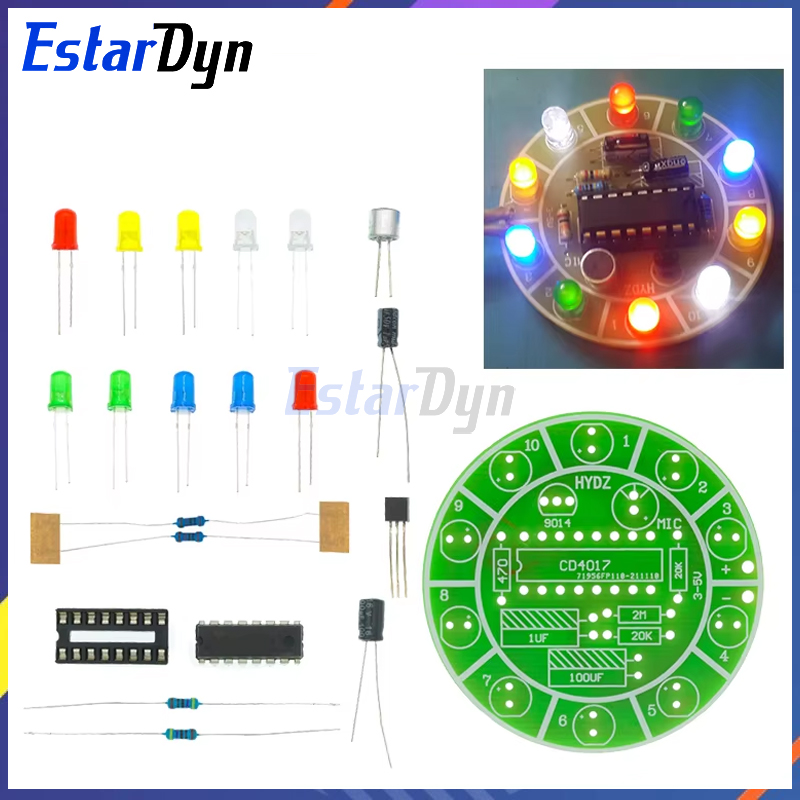 Estardyn CD4017 kleurrijke spr - Diy Electronics Lab recensie en prijs