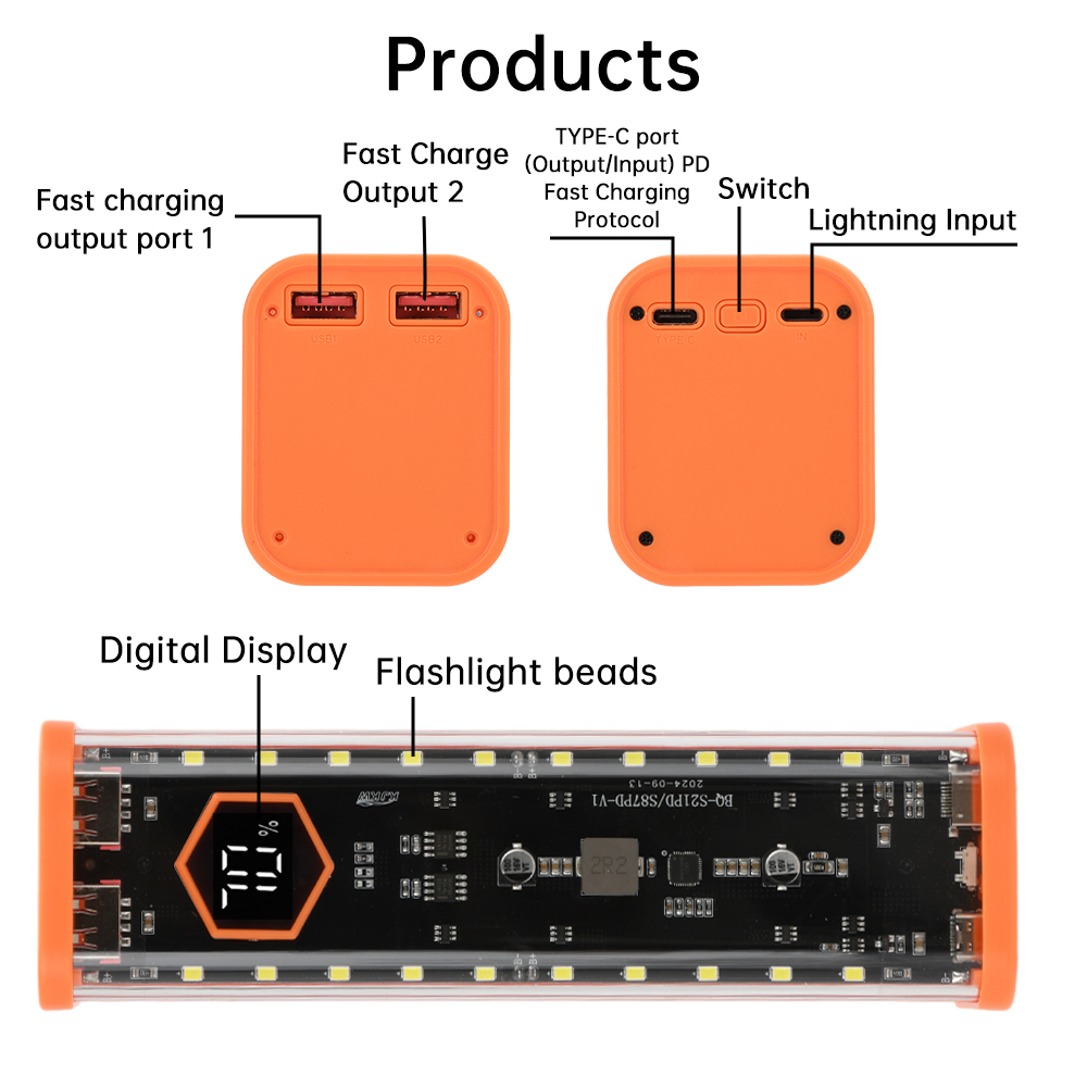 8*21700 Batterijhouder 22,5W S - Diy Electronics Hobby recensie en prijs