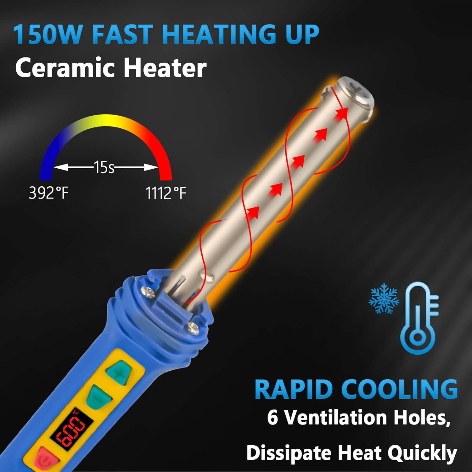 150W LED Digitale Verstelbare  - Soldering Iron Kit recensie en prijs