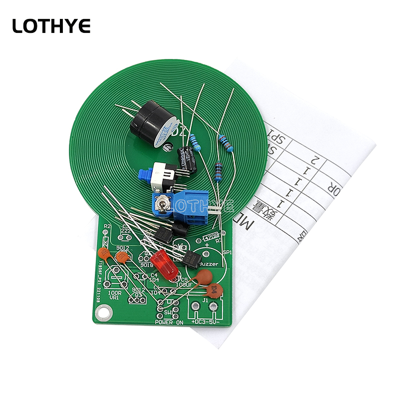 DC 3 V-5 V Metaaldetector Kit  - Diy Electronics Set recensie en prijs