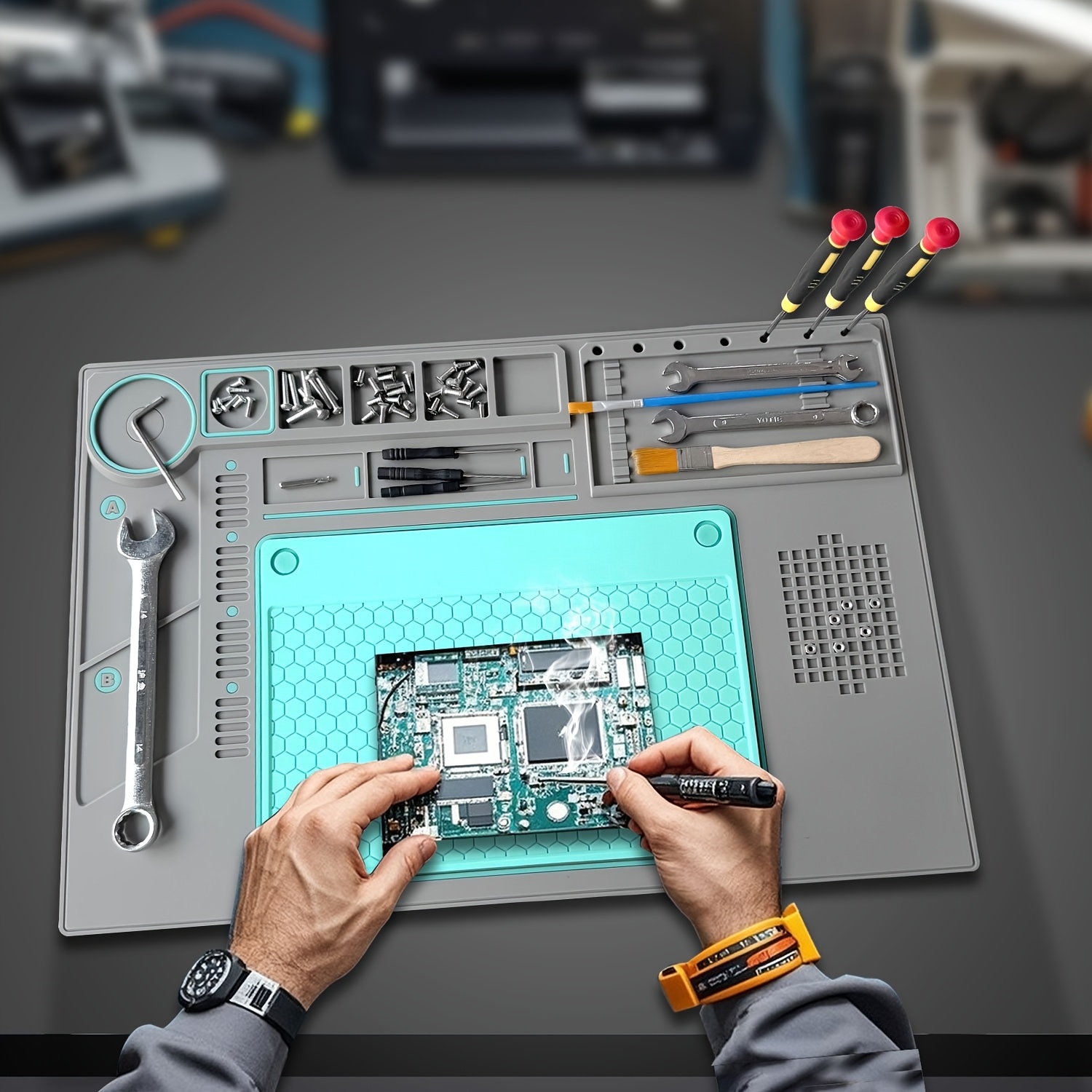 Hittebestendige soldeermat Iso - Soldering Iron Kit recensie en prijs