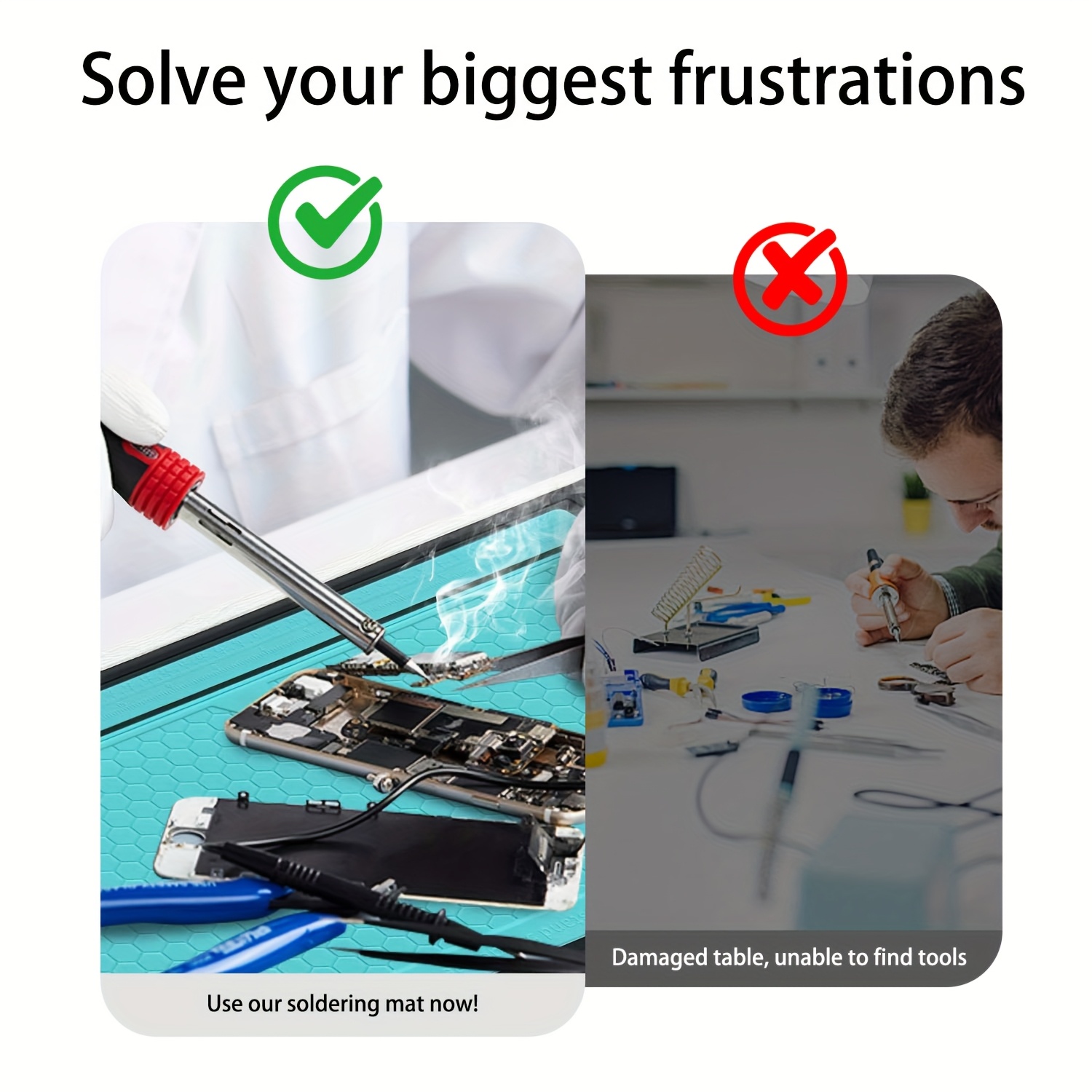 Hittebestendige soldeermat Iso - Soldering Iron Kit recensie en prijs