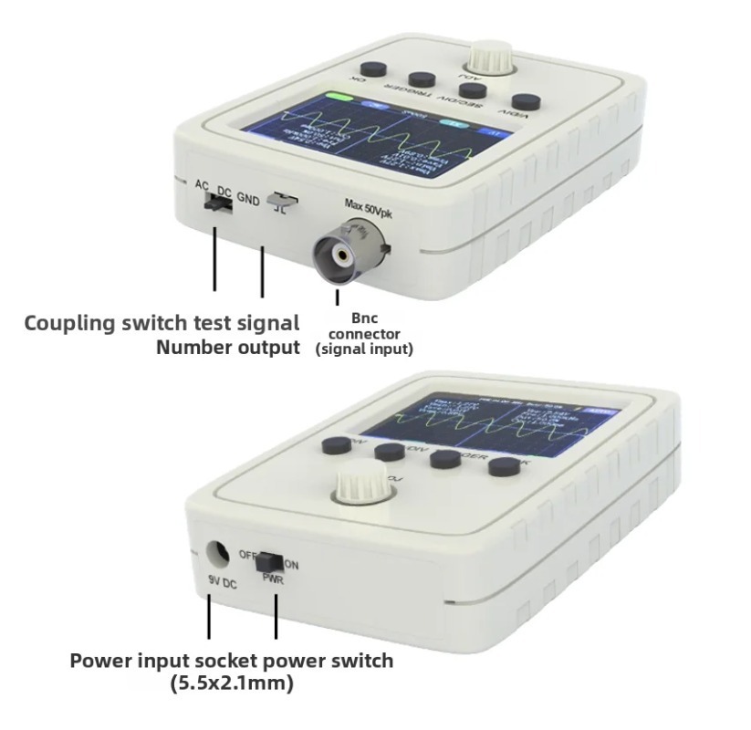 Digitale oscilloscoop doe-het- - Learn Diy Electronics recensie en prijs
