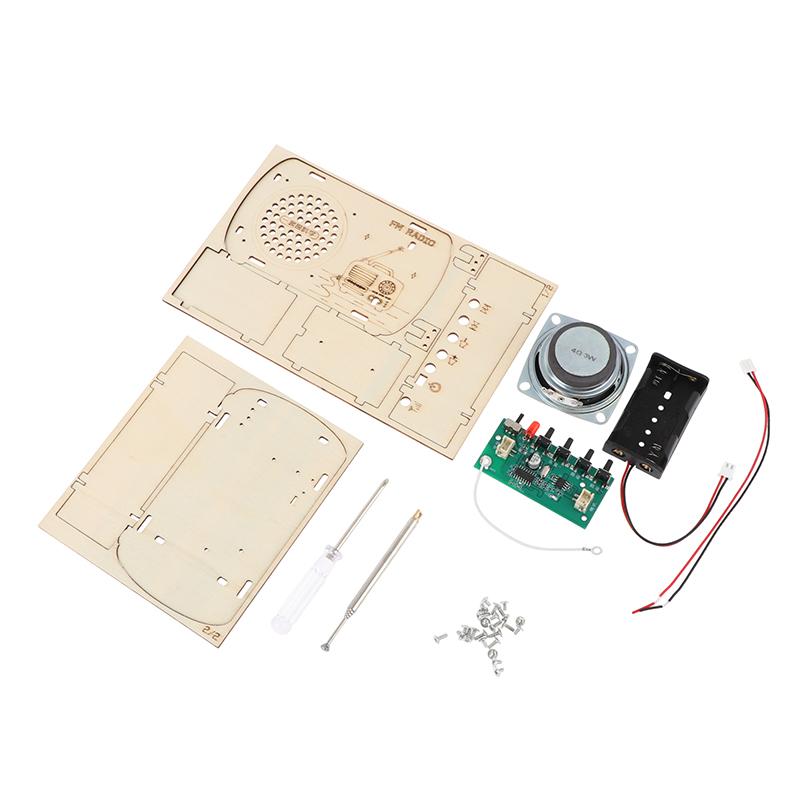 DIY houten FM-radiokit Vintage - Diy Electronics Projects For Kids recensie en prijs
