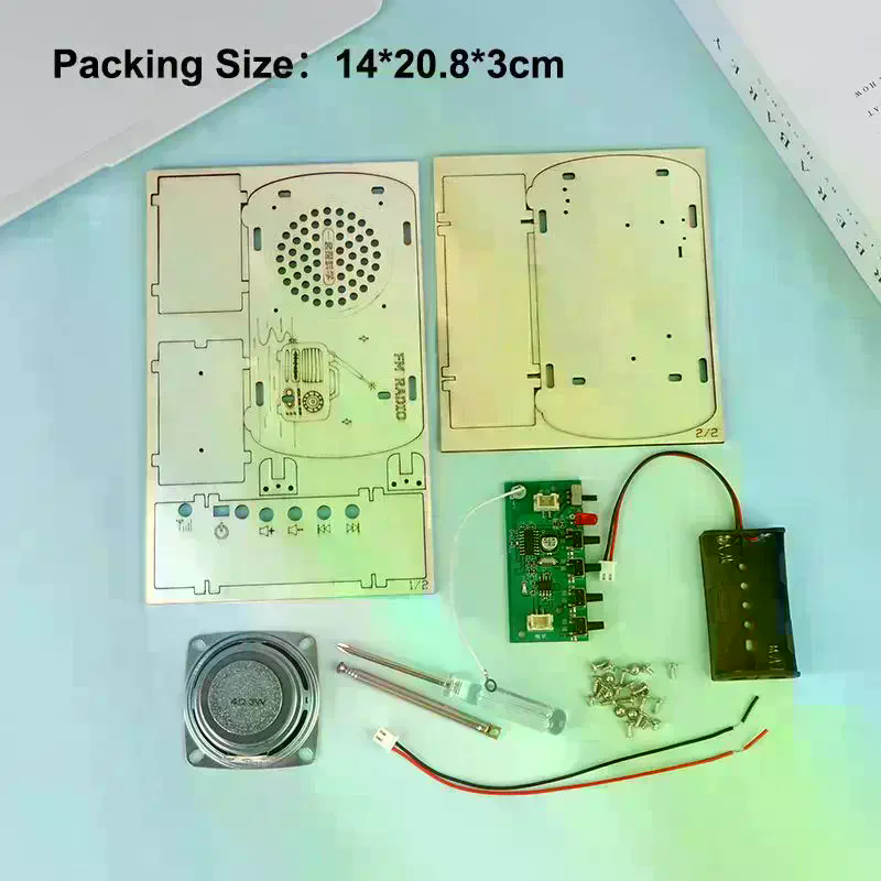 /Cna/DIY Houten FM-radiokit Vi - Diy Electronics Projects For Kids recensie en prijs