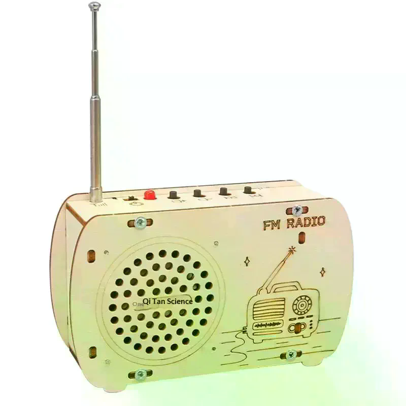 /Cna/DIY Houten FM-radiokit Vi - Diy Electronics Projects For Kids recensie en prijs