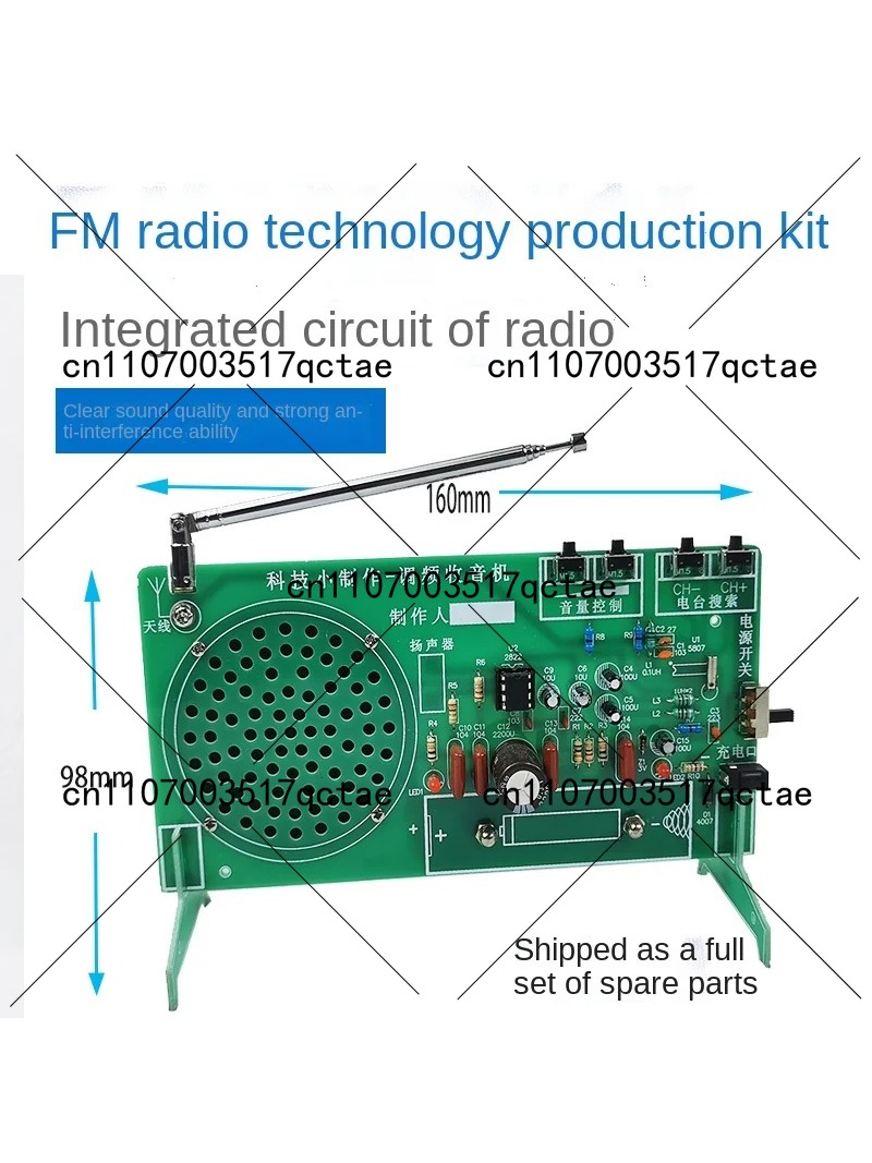 Radiokit FM FM FM elektronisch - Diy Electronics Components Kit recensie en prijs