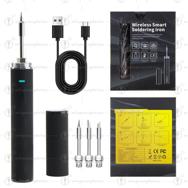 Mini USB draadloze soldeerbout - Soldering Iron Kit recensie en prijs