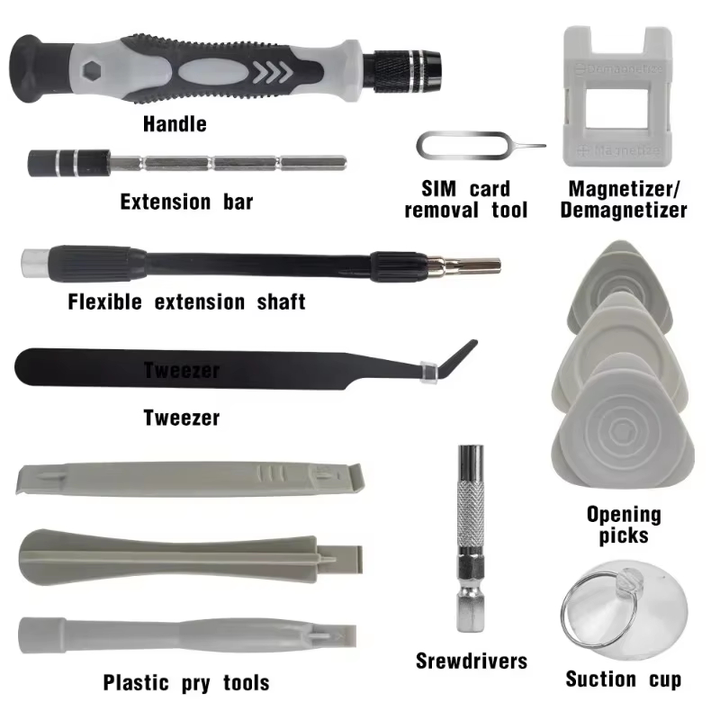 115-in-1 precisie schroevendra - Diy Electronics Repair Kit recensie en prijs